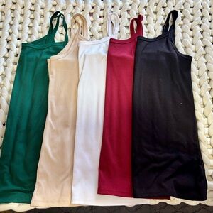 Women's Multicolor Tank Top Set
